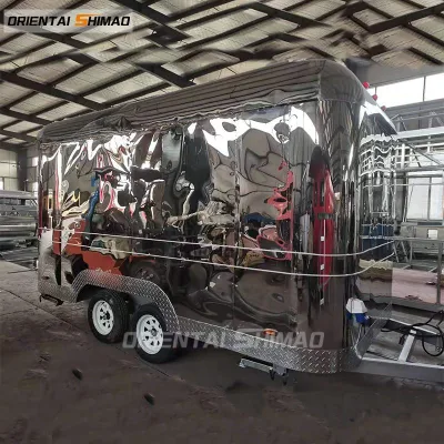 Oriental Shimao New Airstream Used Electric Mobile Fast Food Trailer For Sale Coffee Ice Cream Hot Dog Oriental Shimao New Airstream Used Electric Mobile Fast Food Trailer For Sale Coffee Ice Cream Hot Dog